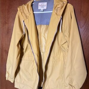Weatherproof Mustard Yellow Rain Jacket for Women